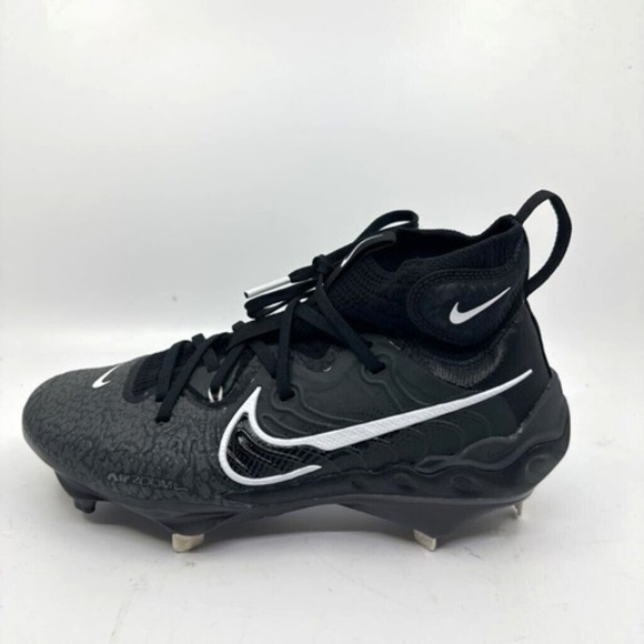 Nike Mens Alpha Huarache Nxt Baseball Shoes Black DJ6517-010 Mid Top‎ 7M New main image 5
